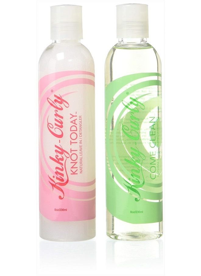 Kinky Curly - Knot Today + Come Clean Shampoo Combo Set - Image 1