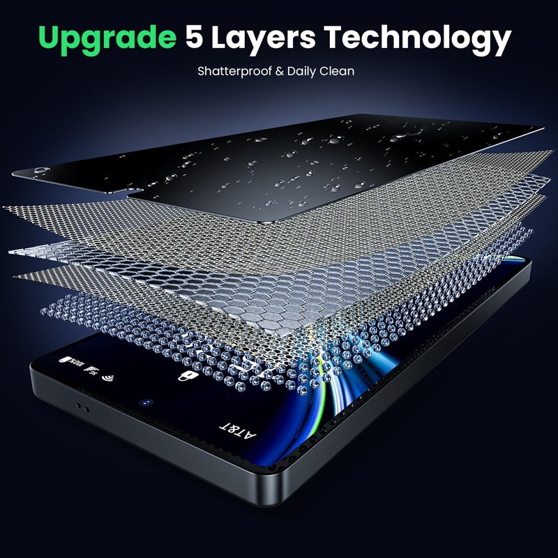 WSKEN for Samsung Galaxy S25 Ultra Privacy Screen Protector - 25 Degree Anti Spy [Fingerprint Unlock Support] Case Friendly Shatterproof Auto Dust Removal Tempered Glass for Galaxy S25 Ultra,2 PCS - Image 4