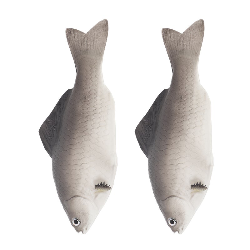 2pcs Artificial Fish Ornament - Fake Food Wall Hanging Model Lifelike Realistic Fish Home Party Kitchen Toys Decoration - Image 1