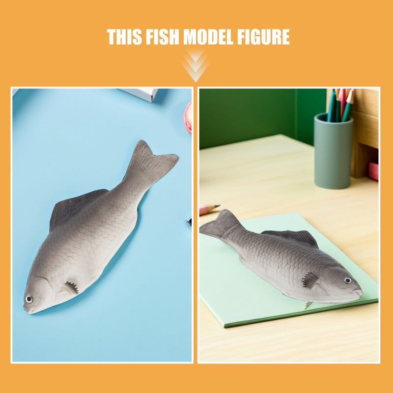 2pcs Artificial Fish Ornament - Fake Food Wall Hanging Model Lifelike Realistic Fish Home Party Kitchen Toys Decoration - Image 3