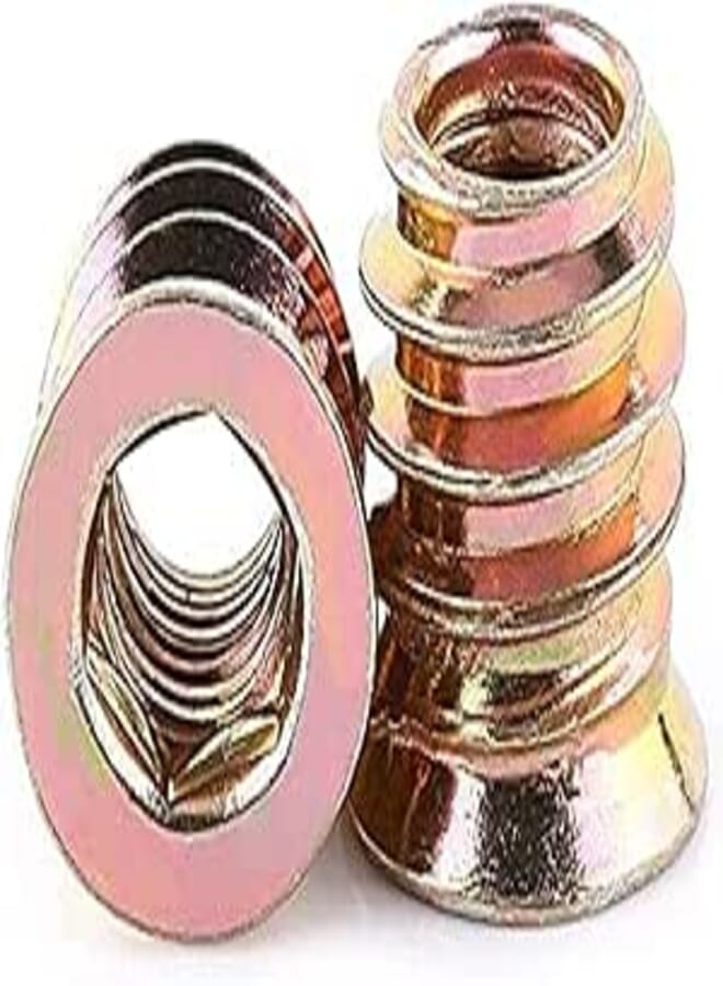 20 Steel Hex Insert Nuts