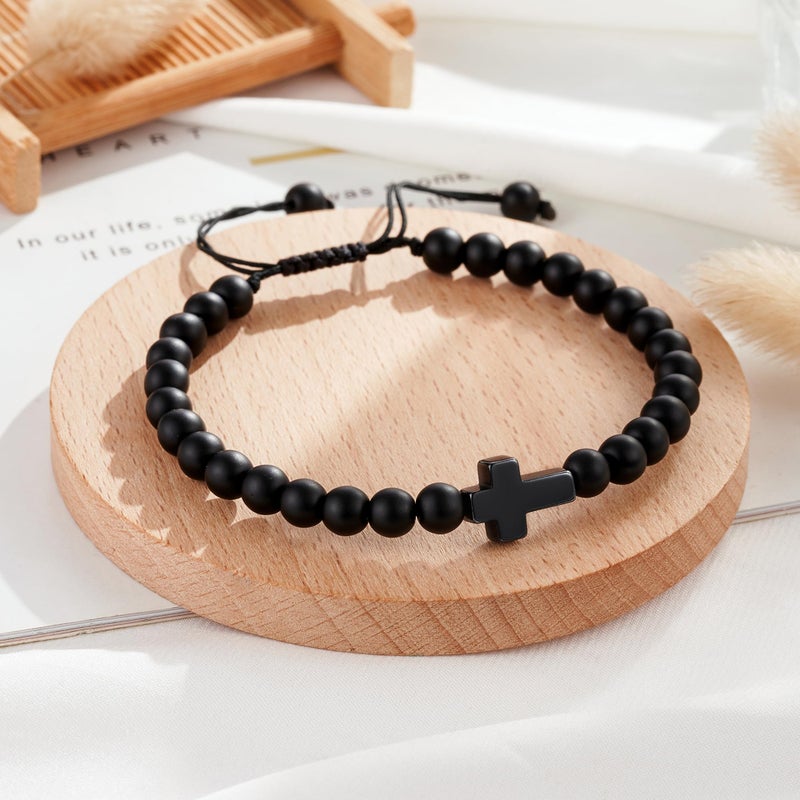 Tarsus Godfather Gifts from Godchild, Godfather Proposal Gifts Cross Bracelet for Men, Religious Catholic Christian Fathers Day - Image 2