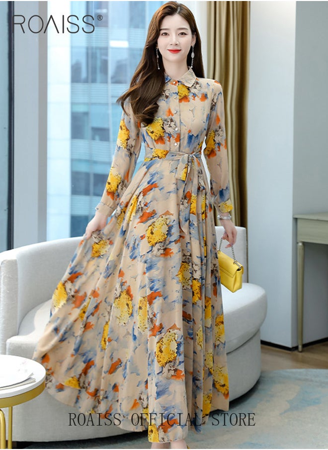 roaiss Women Lace Dress V Neck Dress Formal Elegant Dress Party Short Sleeve Dress Solid Color Summer Beach Dress Elegant Chiffon Dresses  - Image 1