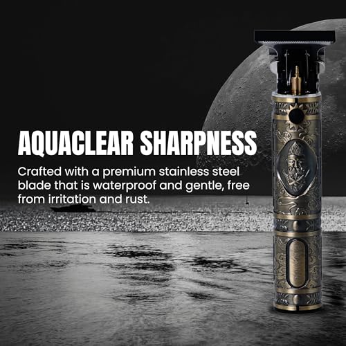 Goodscious Hair Clippers for Men Professional Kit - Portable Cordless Clippers for Men w/ 7hrs Run Time - Ideal Mens Grooming Kit w/Low Noise Function - Rechargeable Beard Trimmer & Haircut Machine (Bronze) - Image 4
