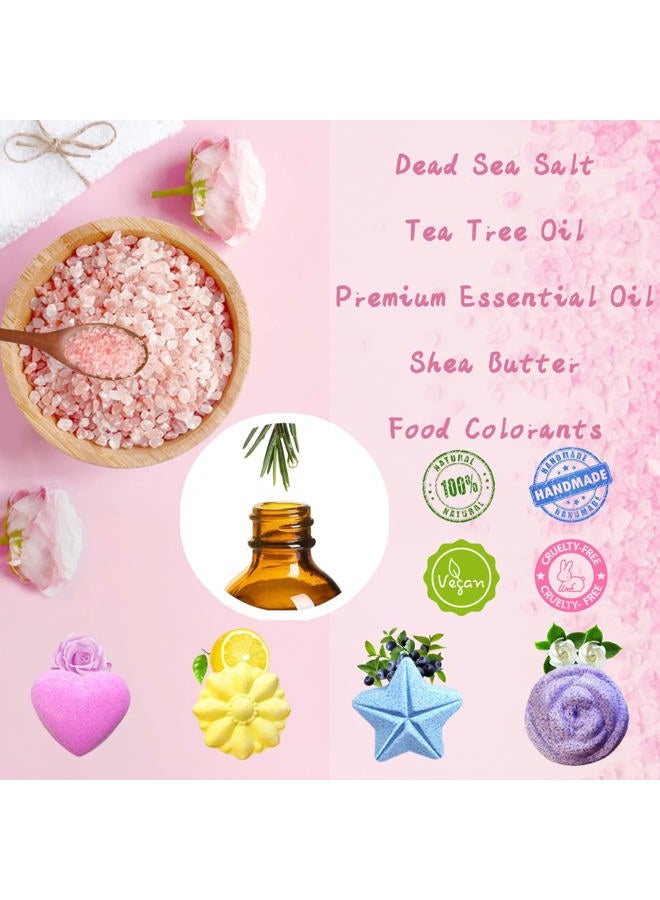 Lanwexy Bath Foot Bombs, 16 Pack Foot Soak with Bath Salt and Tea Tree Oil. Organic Natural Handmade Aroma Pure Essential Oil Bubble Foot Balls for Foot Callus, Dry Cracked, Stubborn Foot Odor Scent. - Image 3