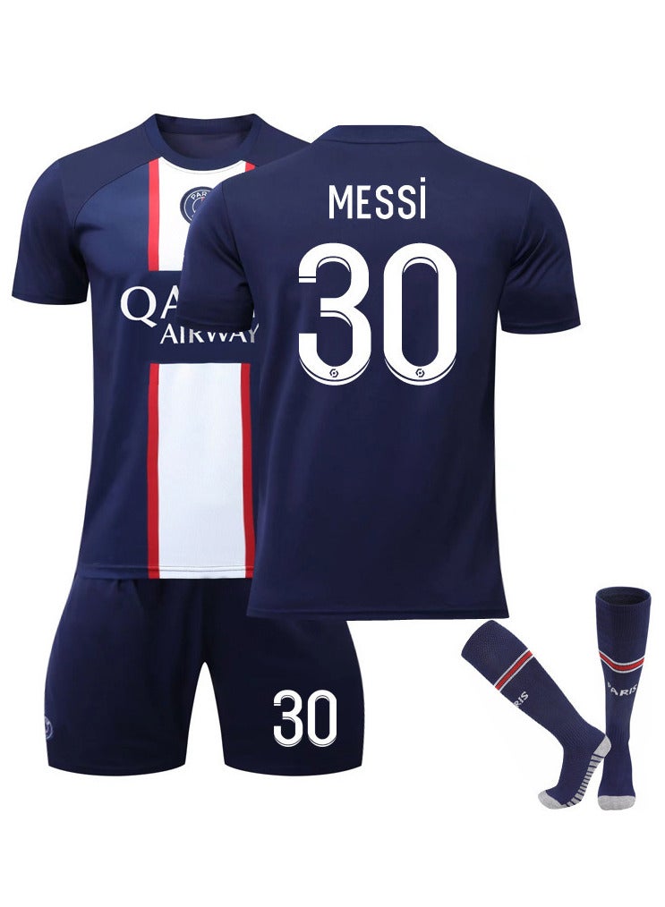 AUTOYSUR Kids Soccer Jersey, #30 Jersey Shirts,Boys Soccer Jersey Set,Soccer clothing,Sport Gift Set for Youth  - Image 1
