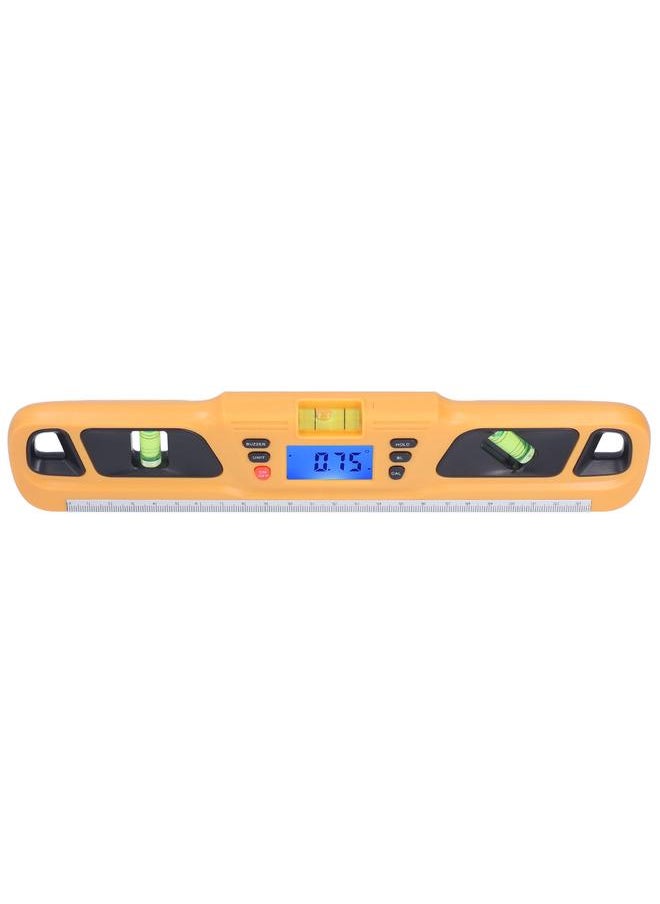 Thoraya High Accuracy Magnetic Spirit Level Levelling Instrument Mini Digital Protractor for Home Decoration Garden WorkOrange  - Image 3