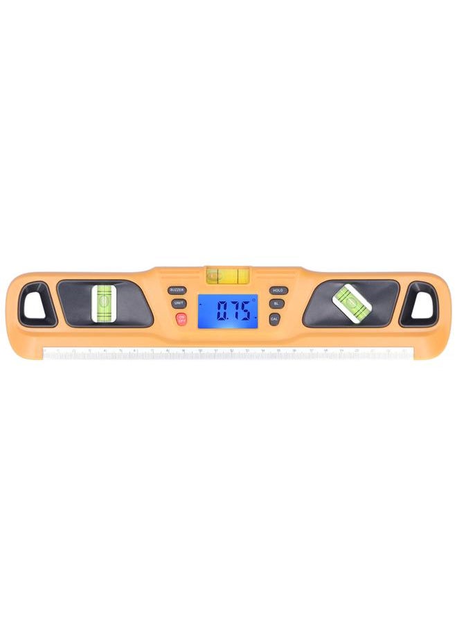 Thoraya High Accuracy Magnetic Spirit Level Levelling Instrument Mini Digital Protractor for Home Decoration Garden WorkOrange  - Image 1