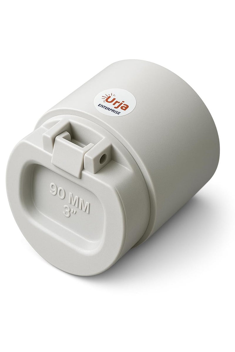 Urja Enterprise PVC Pipe Fittings Pipe Screens Mosquito Tank Pvc Pipe Flap Gate Valve non Return Valve For Water (90mm (3 inch)) - Image 1