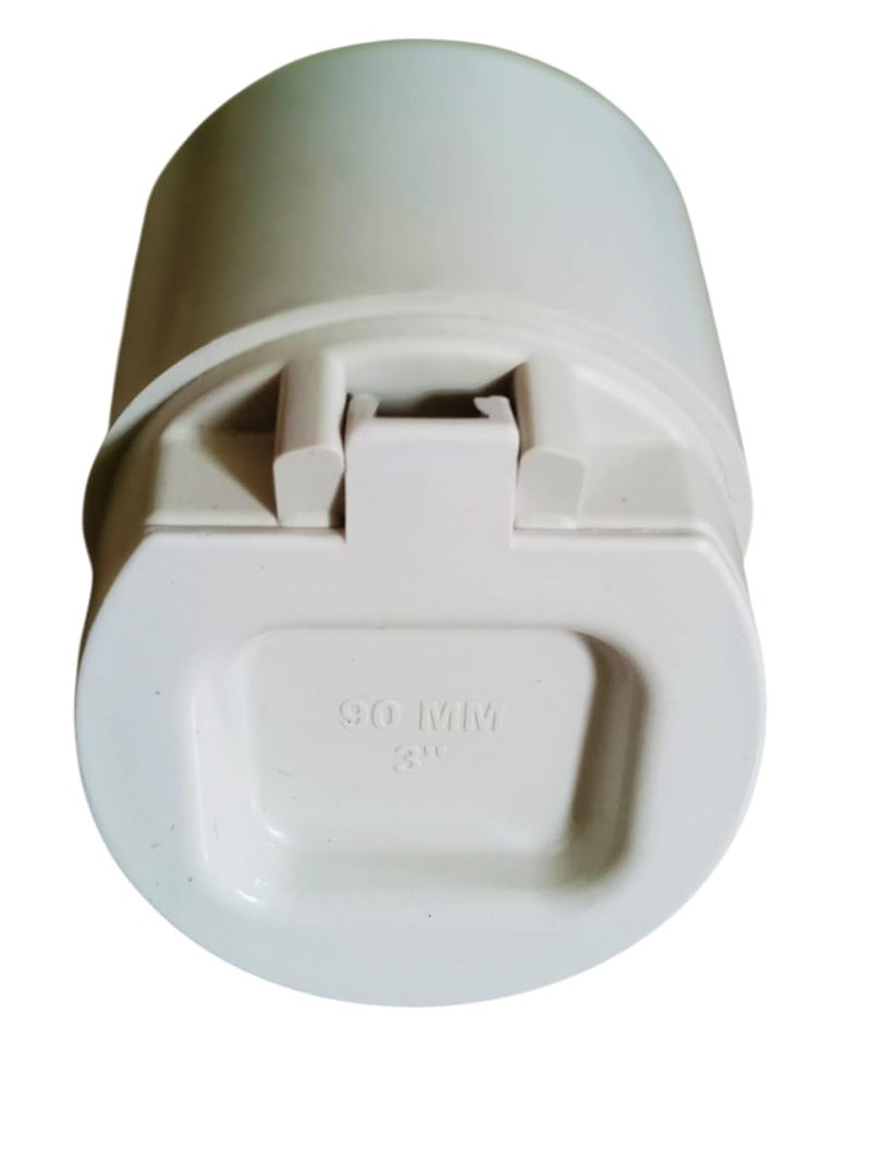 Urja Enterprise PVC Pipe Fittings Pipe Screens Mosquito Tank Pvc Pipe Flap Gate Valve non Return Valve For Water (90mm (3 inch)) - Image 2