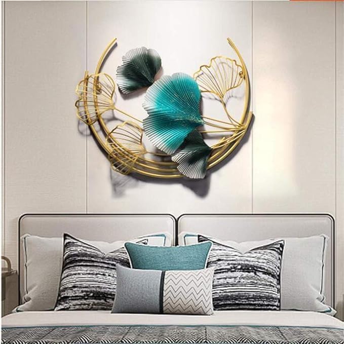 FUNTEREST Metal Wall Art for Home Decor-Home Decoration Items for Living Room&Bedroom-Stylish Wall Decor for Bedroom Living Room Dining/Office Farm Items 42cm - Image 1