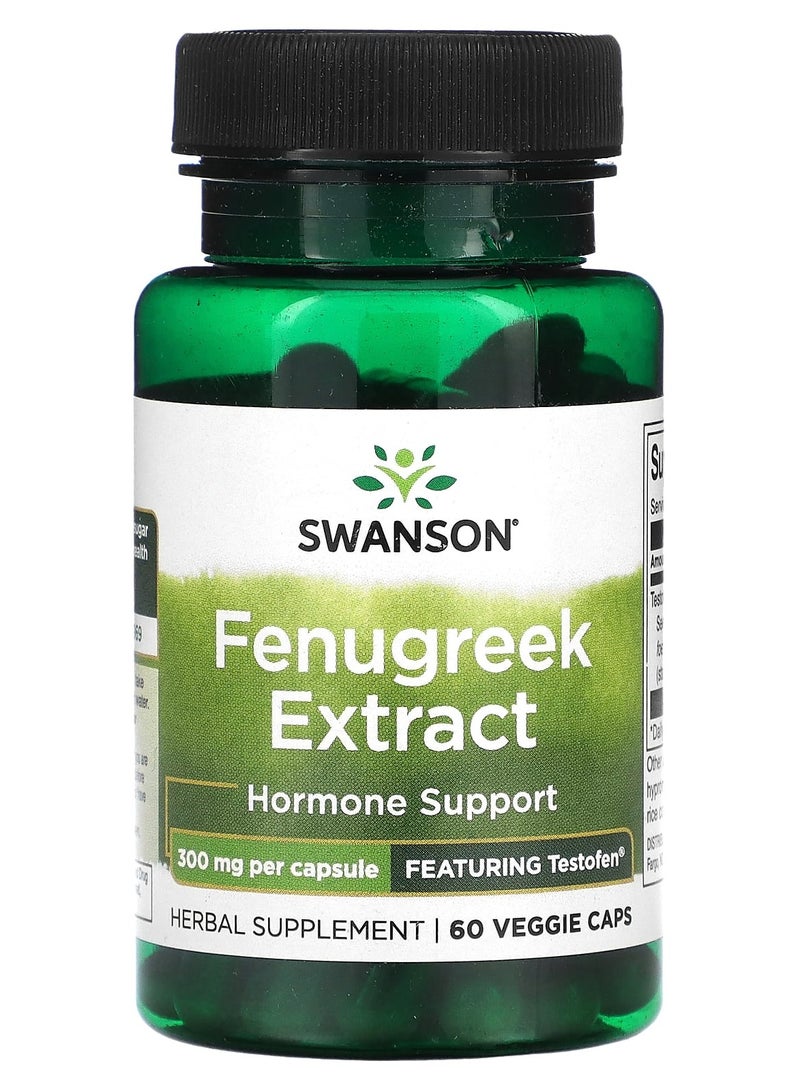 Fenugreek Extract-300mg 60Veggie Caps