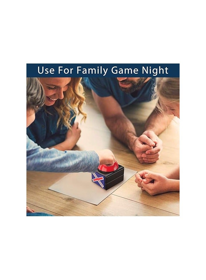 2 Packs Party Game Answer Buzzer Toy, Talent Show Buzzers With Light and Alarm Sound For Game Night Party Contest Kids Classroom Family Reunion Trip  Gift - Image 4