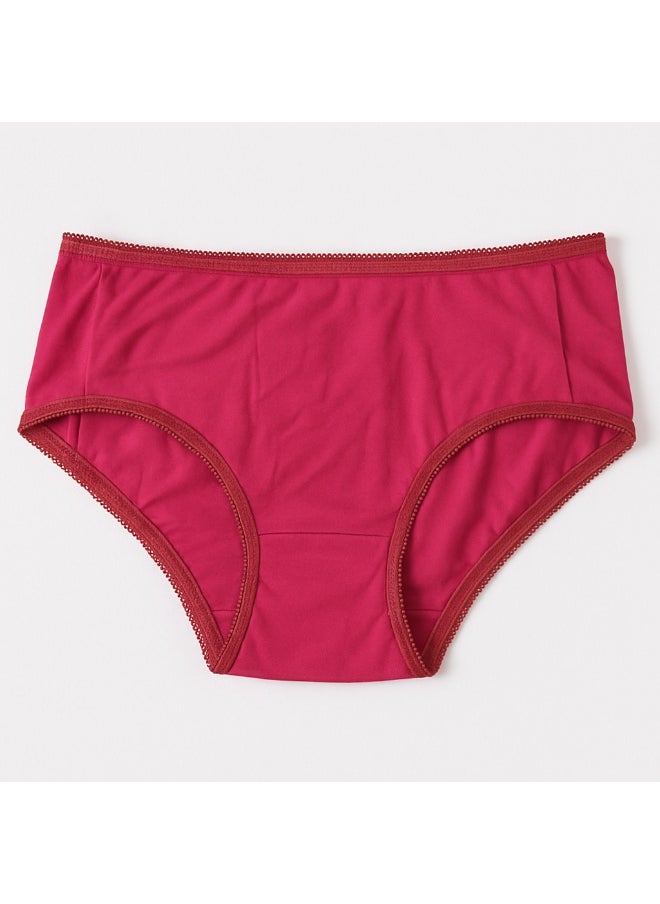 zecotex  - Brief Smooth Cotton Hipster Panties - Image 1