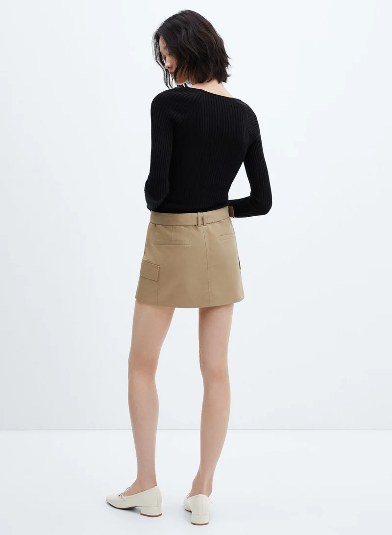 مانجو V-Neck Knitted Sweater
