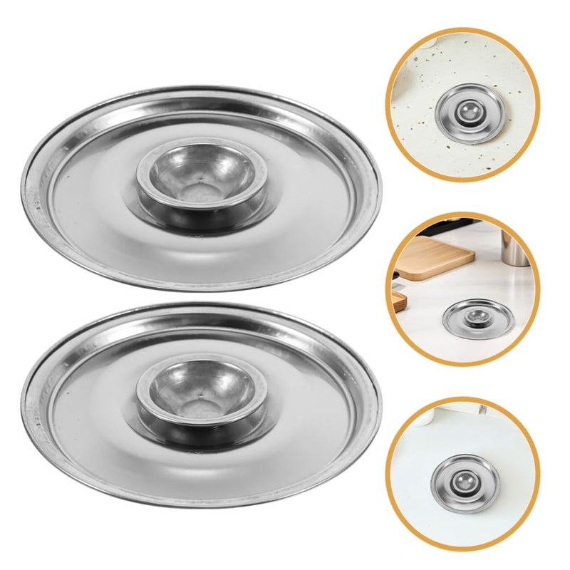 غطاء قدر من الفولاذ المقاوم للصدأ مقاس 10.5 × 10.5 × 1 سم، غطاء وعاء مطبخ فضي - Image 5