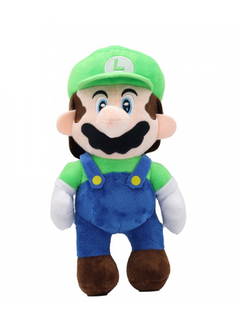 Popular Super Mario Doll Plumber Mushroom Plush Toy (Green Mary) - Image 1