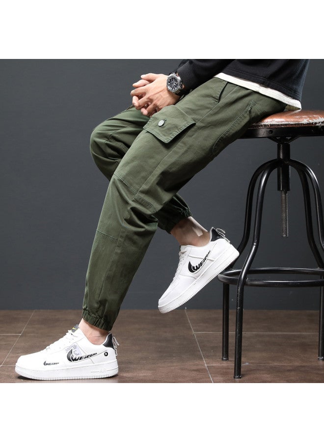 TonLion spring Casual Jogger Pants - Loose Fit, Slight Stretch, Korean Style Fashion Trousers - Image 3