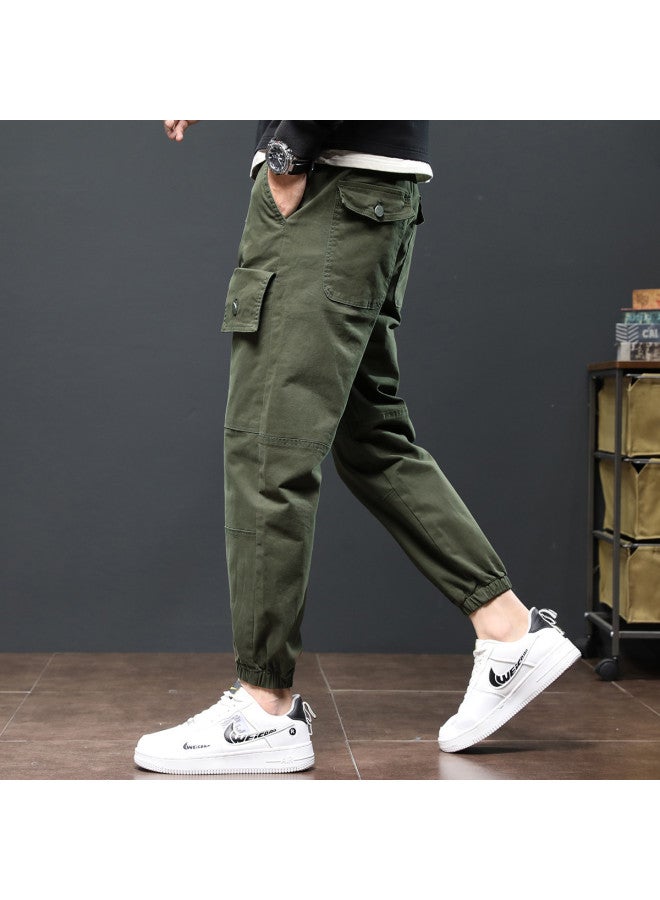 TonLion spring Casual Jogger Pants - Loose Fit, Slight Stretch, Korean Style Fashion Trousers - Image 2