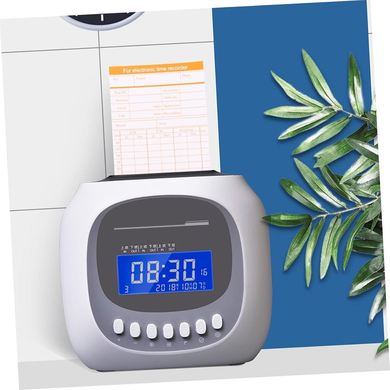 Gadpiparty Office Attendance Cards 1 Set Easy Employee Clock-Clock-Out Compatible Time Clocks and Attendance Machines - Image 5