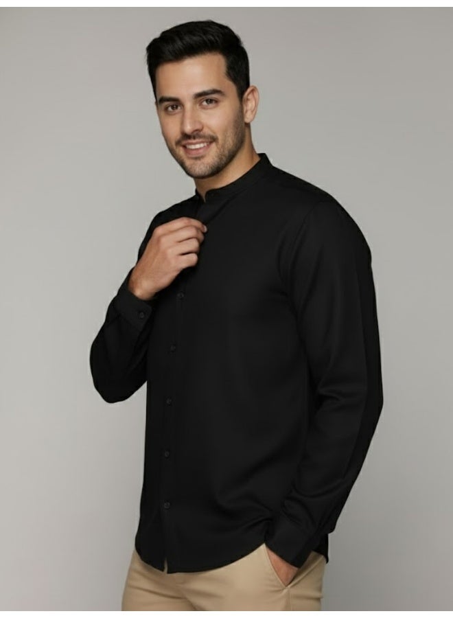 RIGO Black Casual Shirt for Men - Image 1