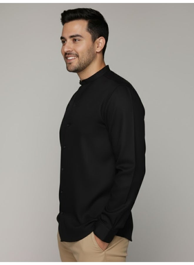 RIGO Black Casual Shirt for Men - Image 3
