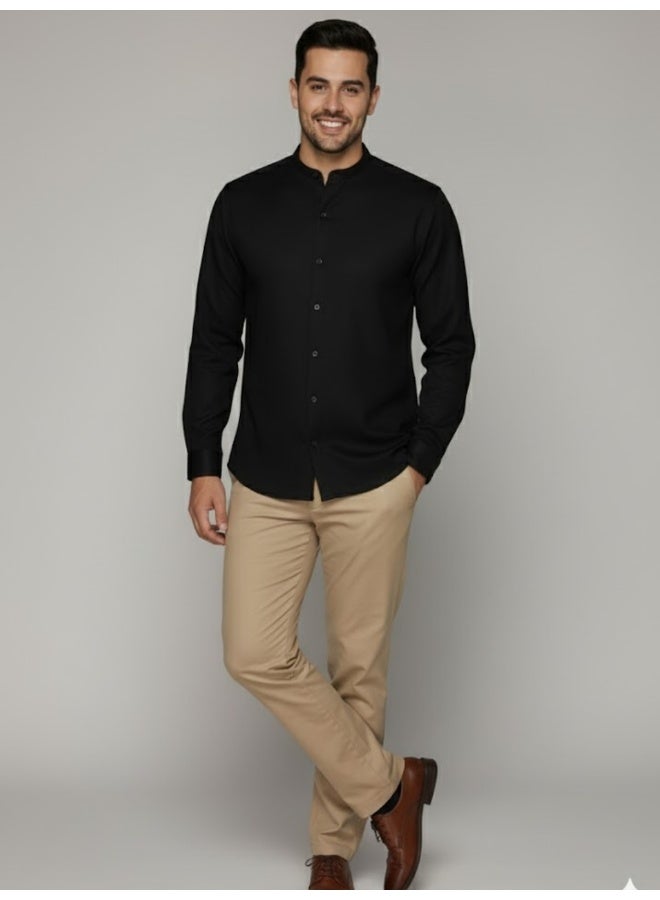 RIGO Black Casual Shirt for Men - Image 4