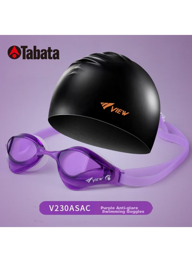 فيو نظارات السباحة المستوردة Tabata للرجال والنساء، مضادة للضباب 10x، معدات السباق والغوص الاحترافية للمسابقات V230 - Image 1