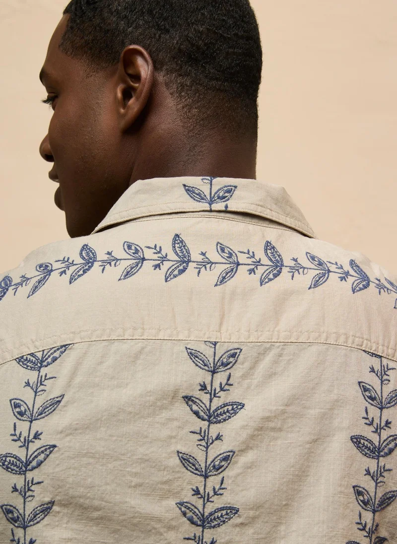 امريكان ايجل Striped Regular Fit Shirt