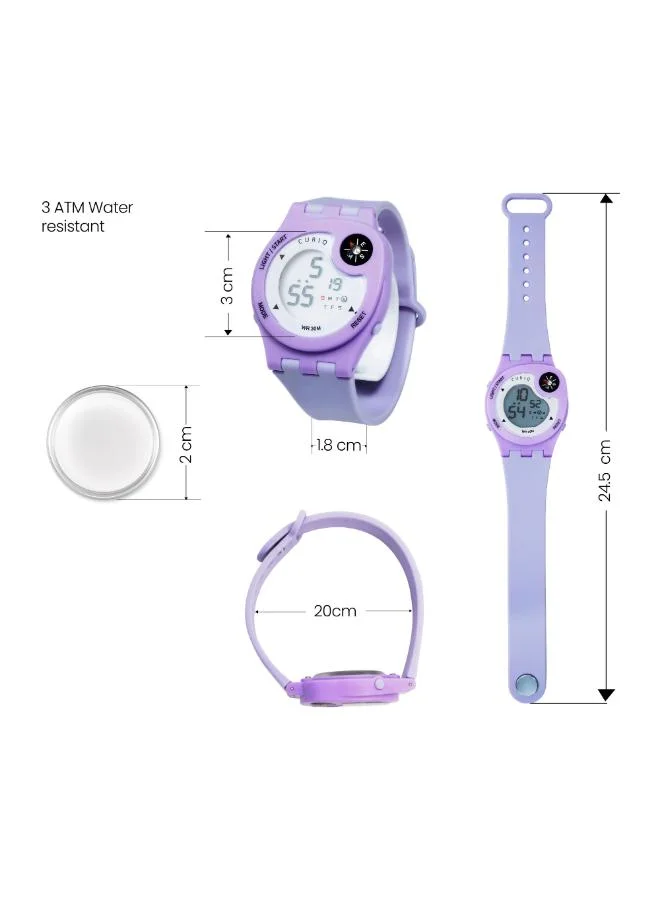 Curio  Kids's Plastic Digital Watch CU-2323L-4 - 40 mm  | Best Price UAE