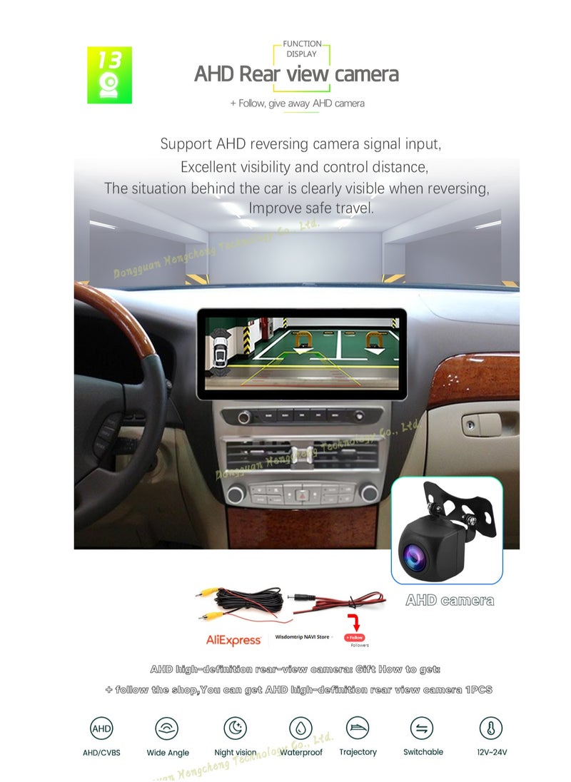 SENSATION - The Lexus LS430 12.3-inch Android screen with 4GB of RAM supports Apple CarPlay and Android Auto wirelessly. It is compatible with the car's climate control and fits both high and low models of the LS 430 from 2001 to 2006 - Image 1