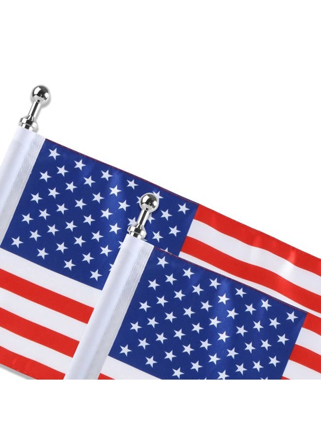 Gdcreestar Vertical Motorcycle Flag Pole Rear Side Mount Luggage Rack for Honda Gold Wing Gl1500 Gl1200 Gl1800 2001-2012, Chrome Flagpole Bracket American Flag - Image 5