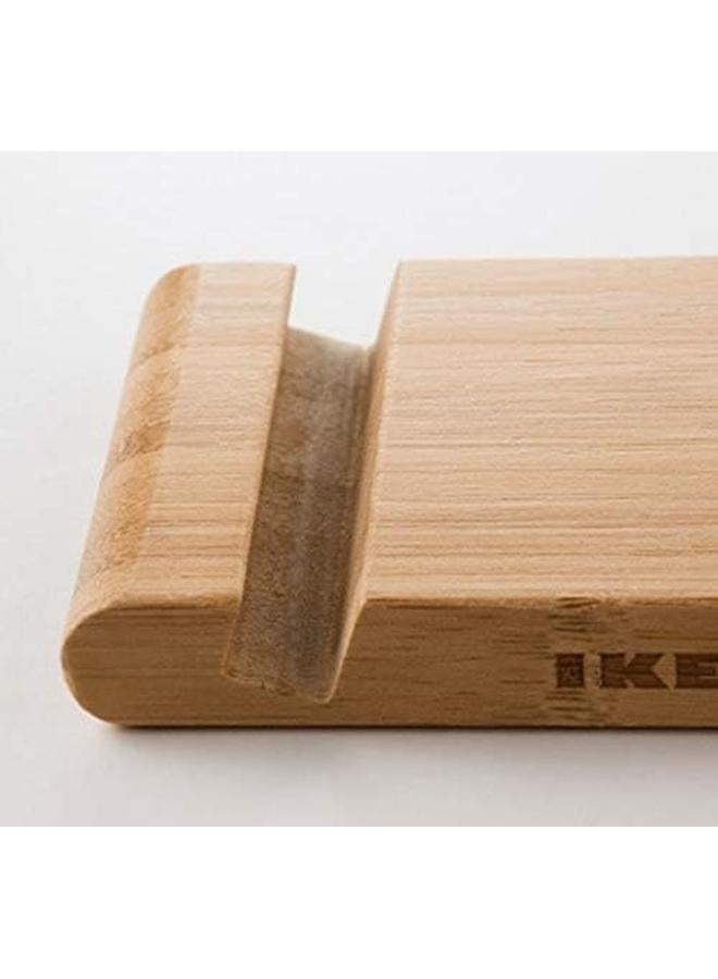 erorex Cell Phone Holder For Iphone Ikea Bergenes Wooden Phone Stand Universal Holder For Smartphones  - Image 4
