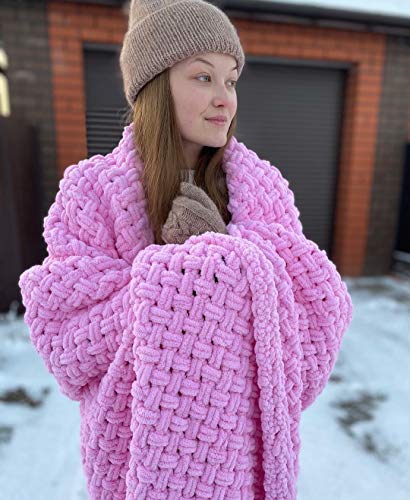 ALIZE 4 skn/Ball Alize Puffy Baby Big Loop Blanket Yarn 100% Micropolyester Soft Yarn 400gr 39.3 yds (310-Honey) - Image 4