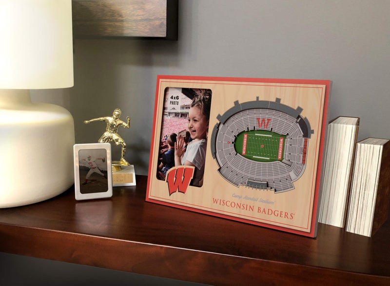 يو ذا فان Youthefan NCAA Wisconsin Badgers 3D Stadiumview Picture Frame - Camp Randall Stadium - Image 2
