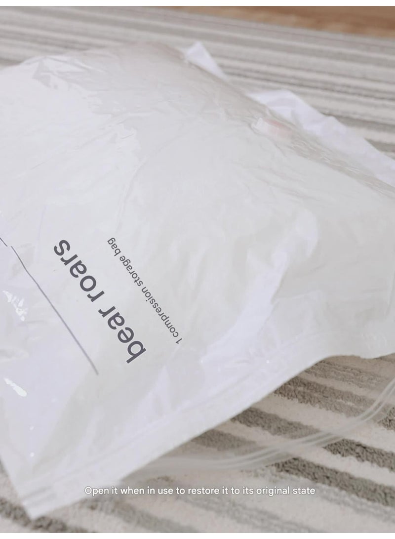 SKYLion Storage Bags,Vacuum Storage Bags and Cordless Handheld Electric Pump 7-Pack, Reusable Space-Saving Storage Bags (2 Extra Large 120×80cm / 47.2×31.5 inches, 2 Large 100×70cm / 39.3×27.5 inches, 2 Medium 70×50cm / 27.5×19.6 inches) - Image 4