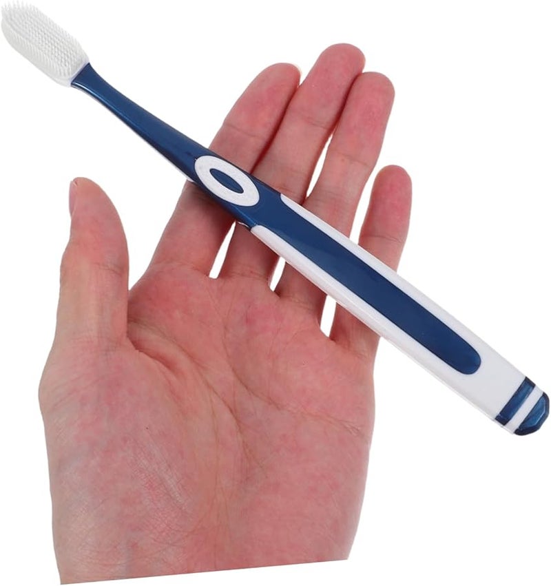 Adult Nano Toothbrush Set Soft Silicone For Sensitive Teeth Gentle Gum Cleaning - Image 5