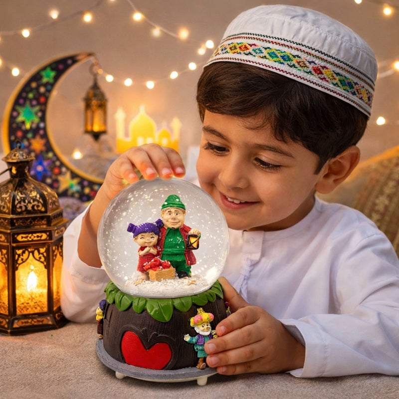 كره الثلج فنانيس مع الأضواء والموسيقي - 6416 - Image 2