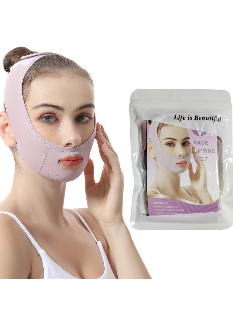 Double Chin Reducer,V Line Mask Facial Slimming Strap,V Shape Face Lifting Sculpting Tool,Reusable Facial Tightening and Lifting Belt,Chin Up Eliminator,Exclusive Formula For Efficient Improvement(Purple) - pzsku/ZDD5023F702E27EBDD8CCZ/45/_/1725438755/962f9a23-5632-4b5c-80fd-3233091a3896