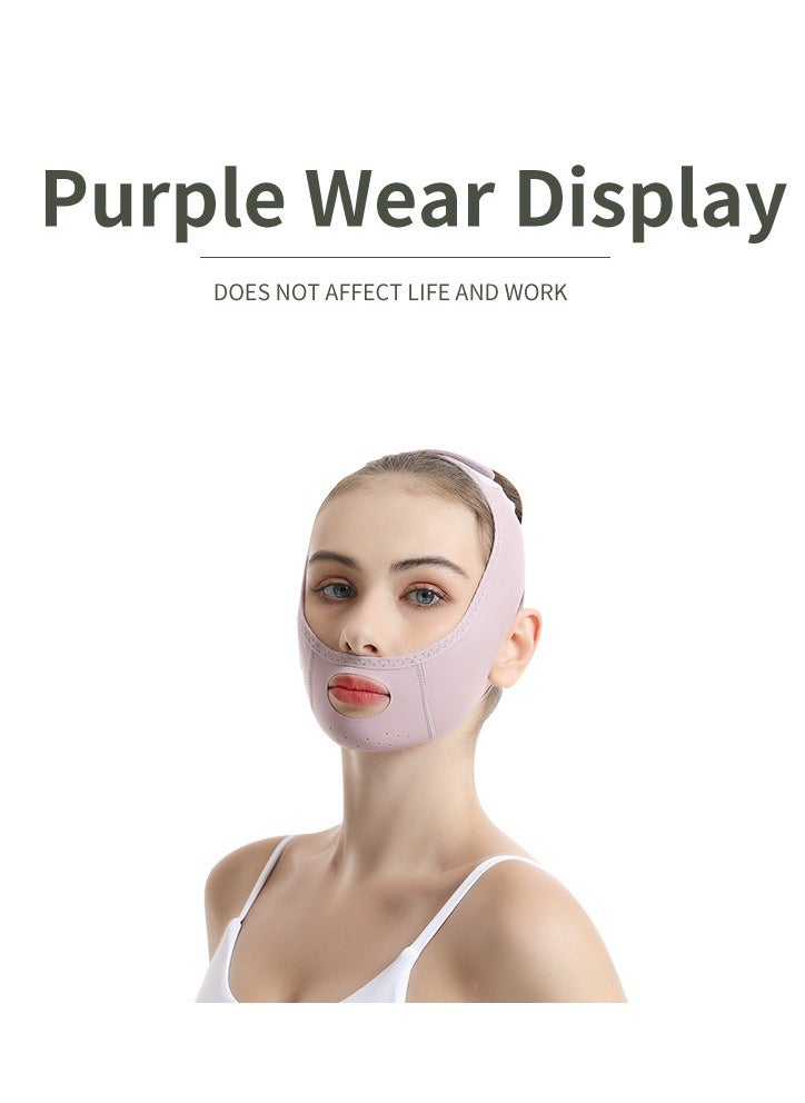 Double Chin Reducer,V Line Mask Facial Slimming Strap,V Shape Face Lifting Sculpting Tool,Reusable Facial Tightening and Lifting Belt,Chin Up Eliminator,Exclusive Formula For Efficient Improvement(Purple) - pzsku/ZDD5023F702E27EBDD8CCZ/45/_/1725439060/aa887aac-5320-4623-8d7a-7bba2ce1822a