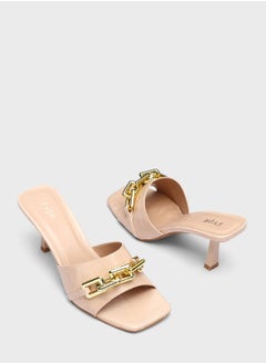 FYOR One Strap Mid Heel Sandals  - Image 4