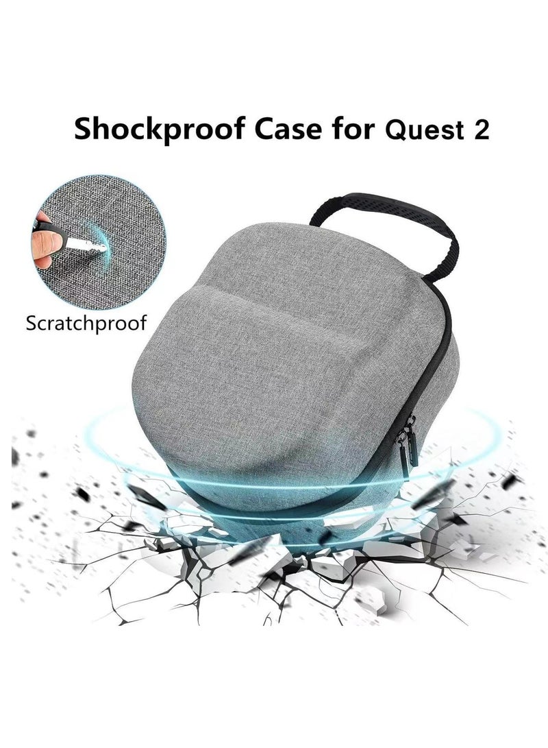 Portable pouch Compatible with Oculus Quest 2 VR headset Shock-resistant virtual reality travel carrying case Compatible with Quest/Quest 2 accessories  - Image 4