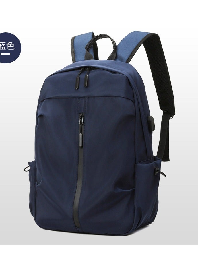 alo Alo Yoga Men's casual sports outdoor backpack, large-capacity computer bag, fashionable and trendy backpack, business blue