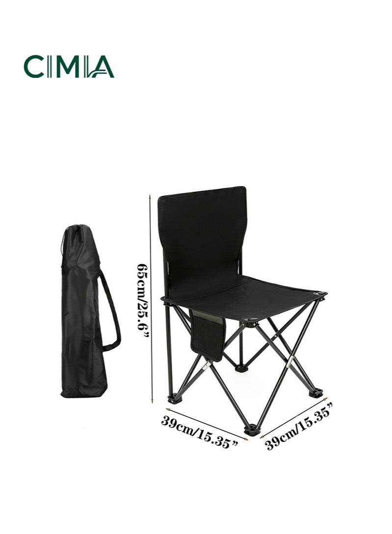 CIMIA Portable Camping Chairs 39×39×50cm Small Enjoy The Outdoors with a Versatile Folding Chair Sports Chair Outdoor Chair & Lawn Chair Kids Outdoor Chair - Image 1