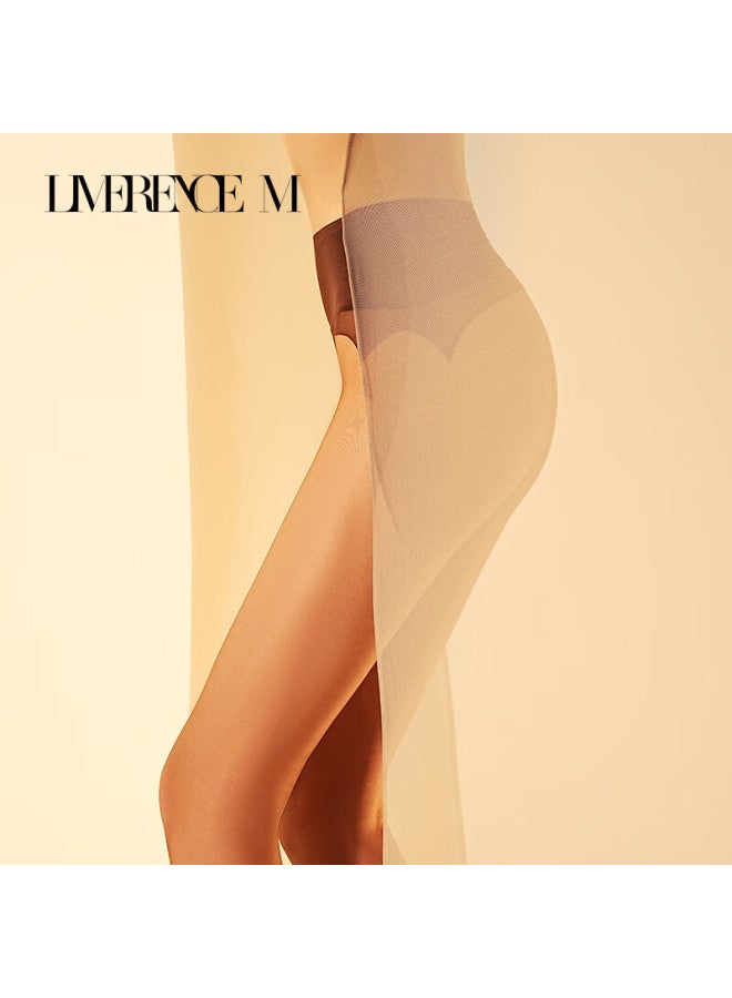 Limerence M Laimi Runsi Chocolate Silk Stockings, Ultra-thin Mesh Seamless Transparent Silky Pantyhose, Jade Color, Size L - Image 5