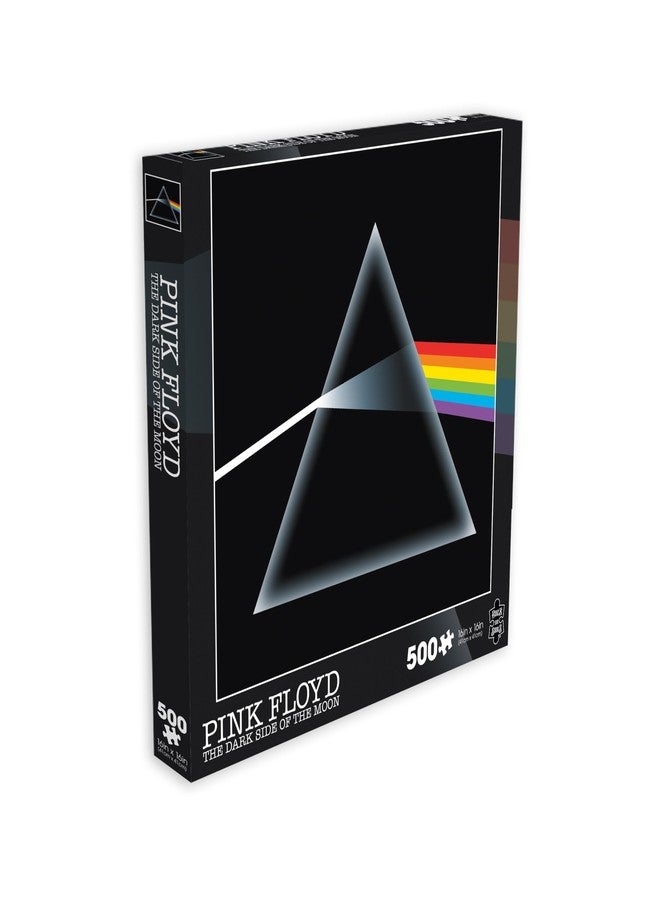 Aquarius Rock Saws Pink Floyd Dark Side of the Moon 500 Piece Jigsaw Puzzle for Adults - Album Cover Art Collectible Music Puzzles 16"x16" - Vinyl Rock Gift - Image 1