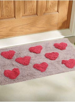 Status Contract Rectangular Doormat for Home/Office/Indoor/Outdoor (Heart), 38 X 58 Cm  - Image 1