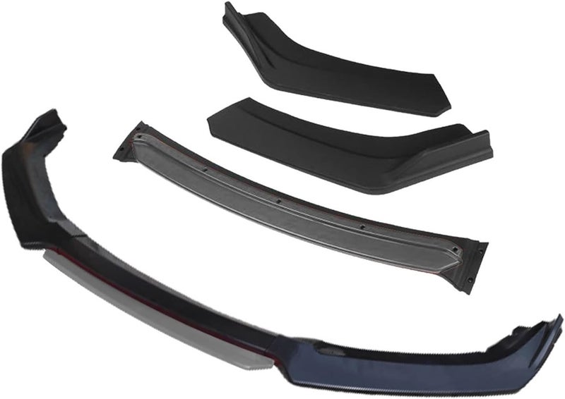 Wivplex 3 Pcs Car Front Bumper Lip Body Kit Spoiler for VW Transporter - Image 1