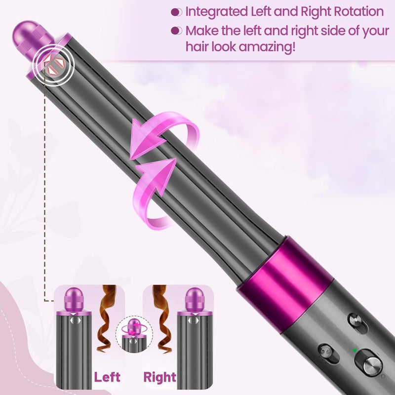 PUREGUST 30MM Long Hair Barrels Attachment Compatible with Dyson Airwrap HS01 HS05 HS08 Accessories, Automatic Curling Iron Curlers for Soft Inward Curls Voluminous Outward Waves Rose - Image 3