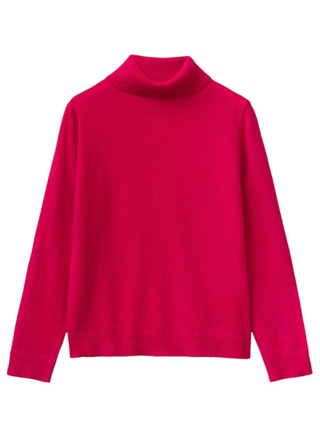 Benetton TURTLENECK IN WOOL BLEND  - Image 1